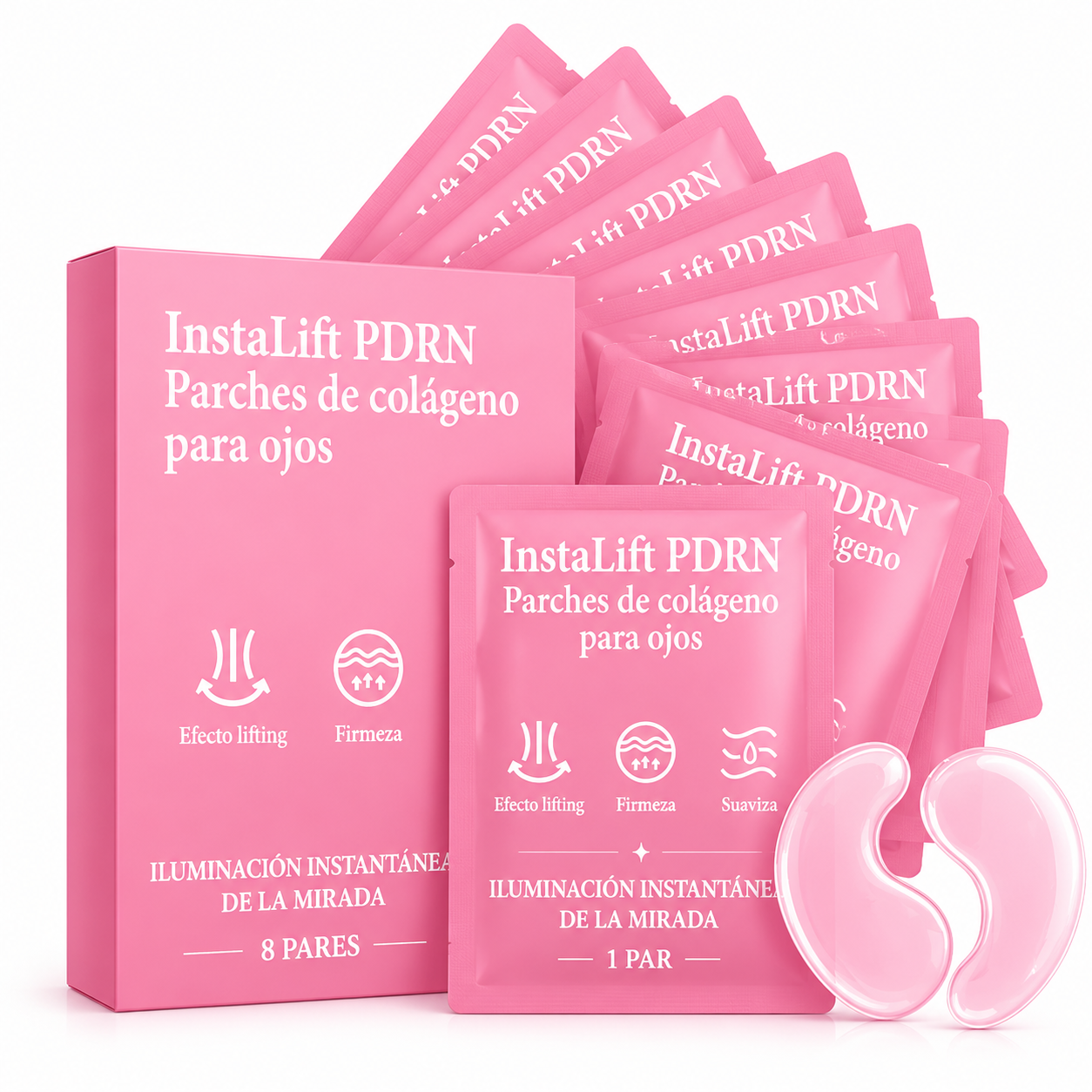 Parches PDRN con colágeno para ojos