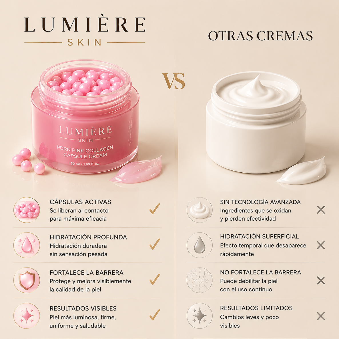 Crema PDRN de salmón |Tú piel visiblemente más viva desde la 1° semana